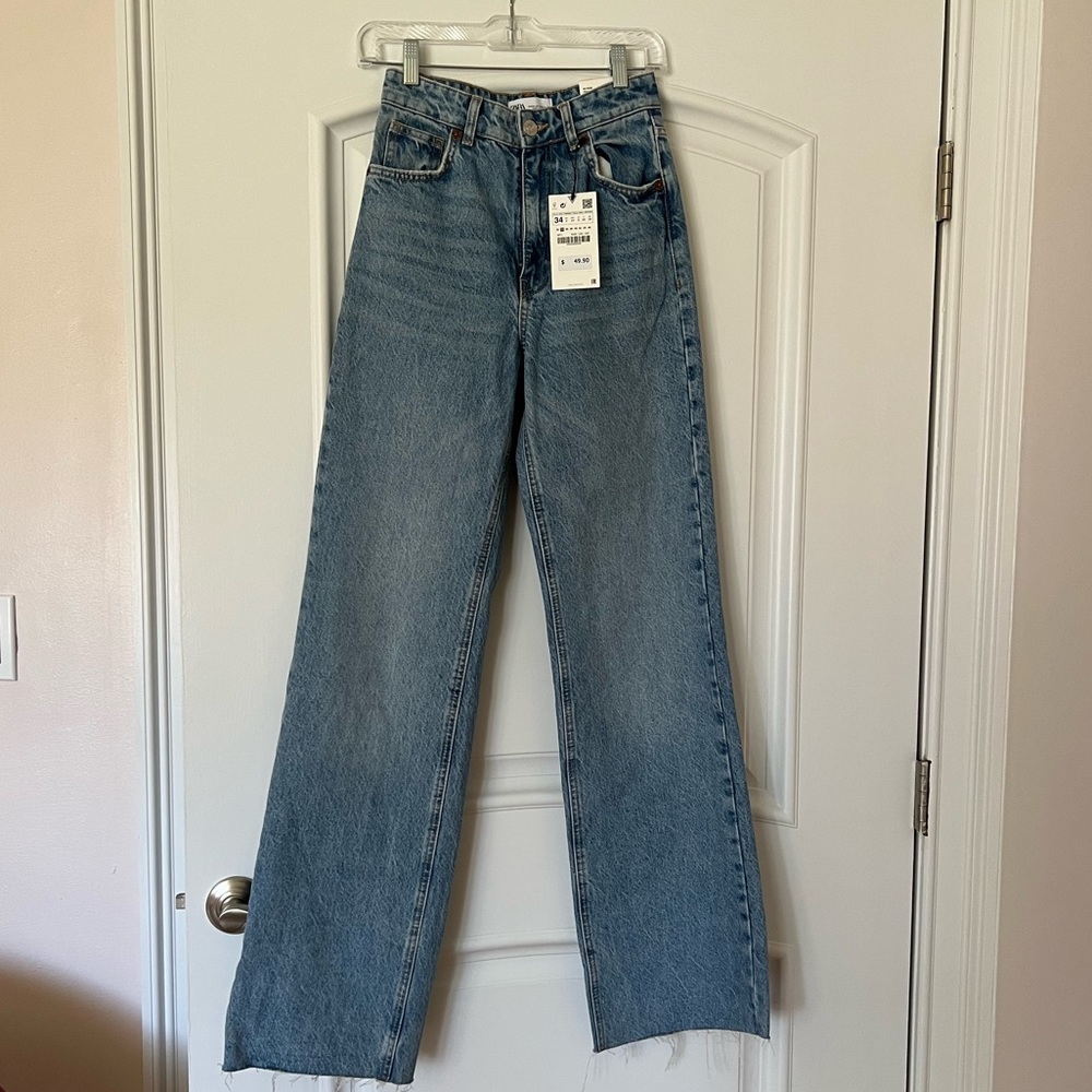 Zara wide leg jeans